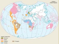 Carte : répartition des langues européennes dans le monde